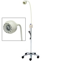 Candeeiro LED para exploração médica: Flexo multiposicional, LED 10W e peana de alumínio Candeeiro LED para exploração médica: Flexo multiposicional, LED 10W e peana de alumínio